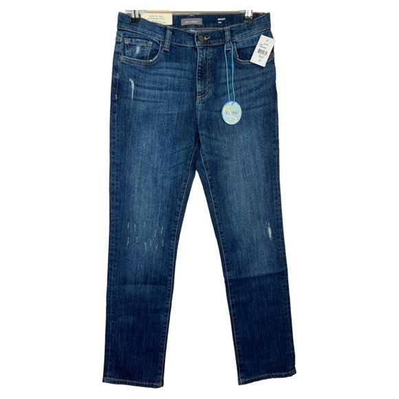DL 1961 BRADY SLIM PLAYHOUSE DISTRESSED NWT SZ 16 - Picture 1 of 12